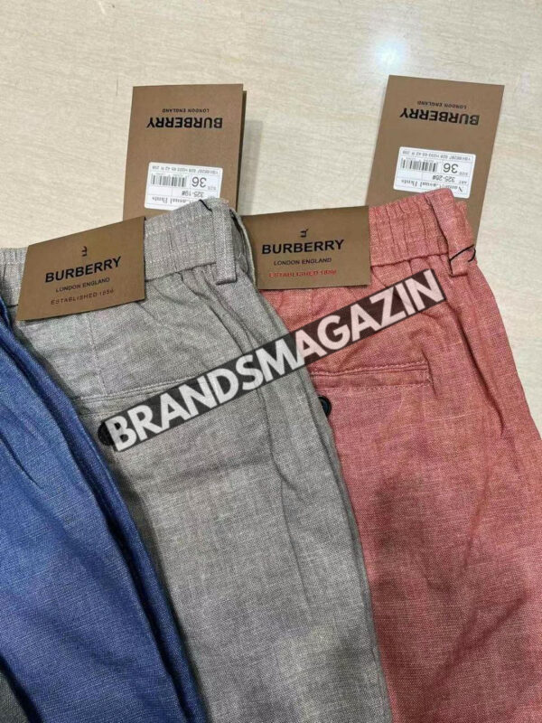 Льняные шорты Burberry BM7155877 2