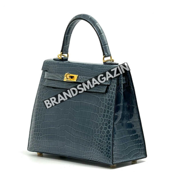 Сумка Hermes из кожи крокодила 25 см BM47058080977 3