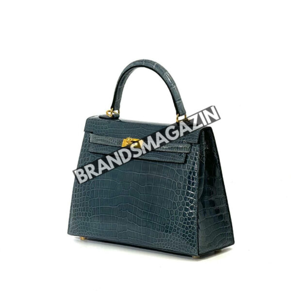 Сумка Hermes из кожи крокодила 25 см BM47058080977 5