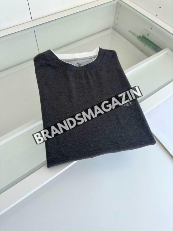 Лонгслив Brunello Cucinelli BM46913671977 9