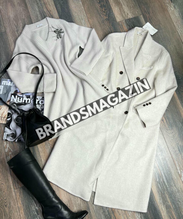 Пальто Brunello Cucinelli BM46567225077 Пальто Brunello Cucinelli BM46567225077