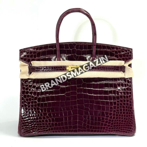 Сумка Hermes из кожи крокодила 35 см BM47058231977 5
