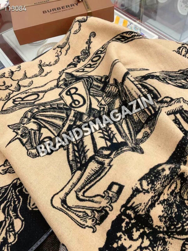 Пончо Burberry BM45735556877 4