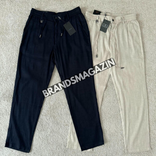 Льняные брюки Zegna BM71181077 2