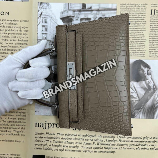 Сумка Hermes из кожи крокодила 20 см BM46914963777 4