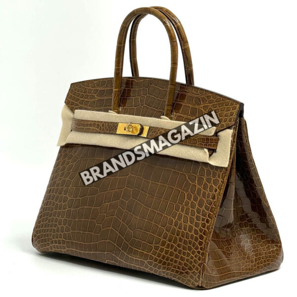 Сумка Hermes из кожи крокодила 35 см BM47058233577 4