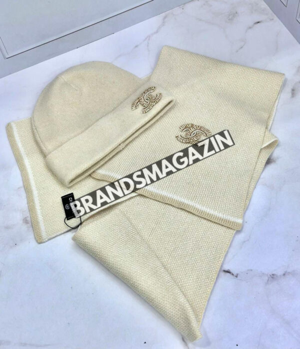 Комплект Chanel (шапка + шарф) BM46804851377
