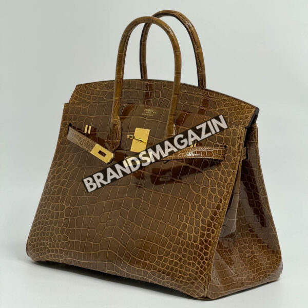 Сумка Hermes из кожи крокодила 35 см BM47058233577 3