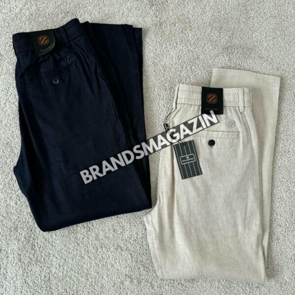 Льняные брюки Zegna BM71181077 3