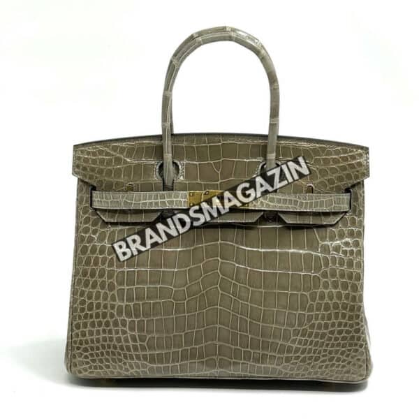 Сумка Hermes из кожи крокодила 30 см BM47058234677 3