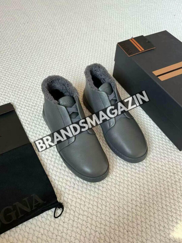Высокие кеды Zegna BM46503515477