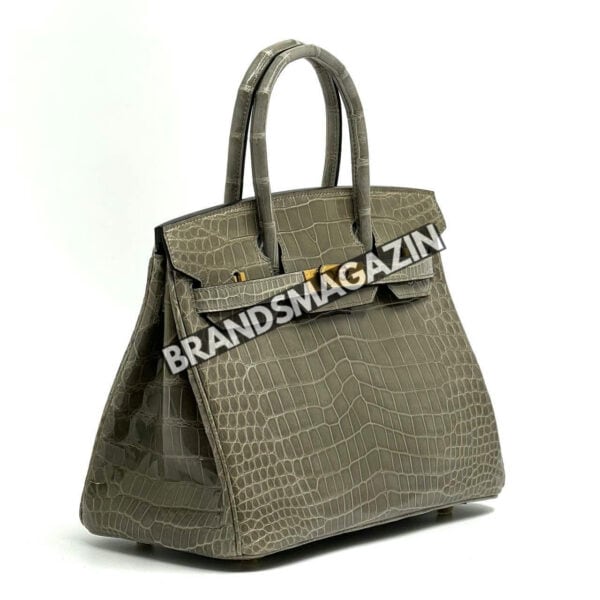 Сумка Hermes из кожи крокодила 30 см BM47058234677 5