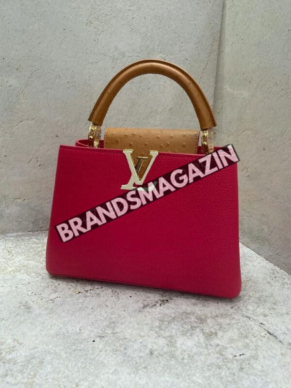 Сумка Hermes из кожи страуса 27 см BM68632977