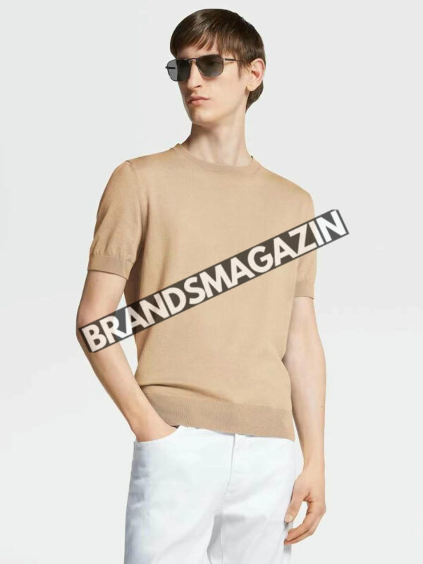 Трикотажная футболка Zegna BM46652974277