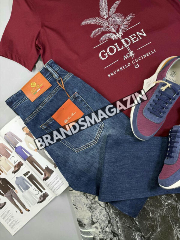 Футболка Brunello Cucinelli BM47646370677 6