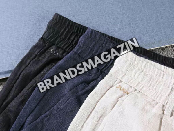 Льняные брюки Zegna BM71585077 3