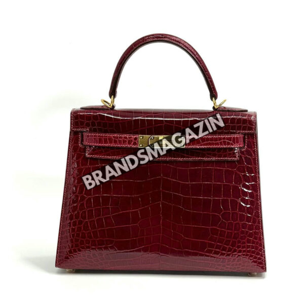 Сумка Hermes из кожи крокодила 28 см BM47058092077 3