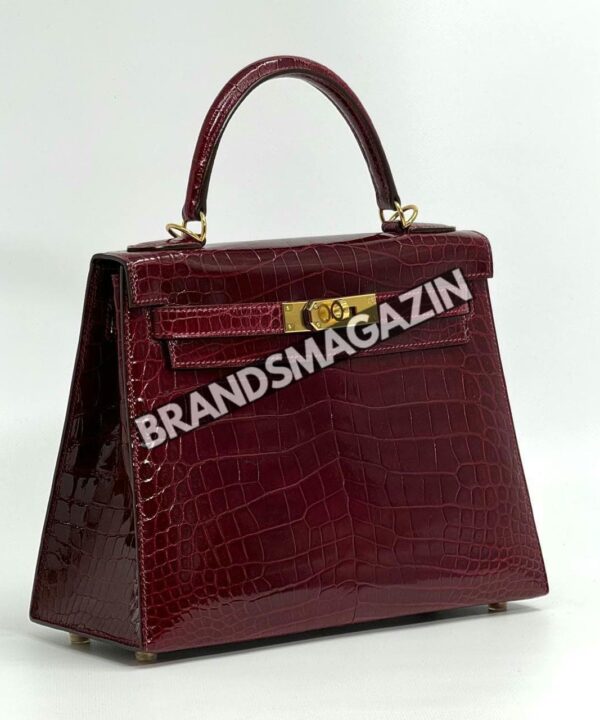 Сумка Hermes из кожи крокодила 28 см BM47058092077 Сумка Hermes из кожи крокодила 28 см BM47058092077