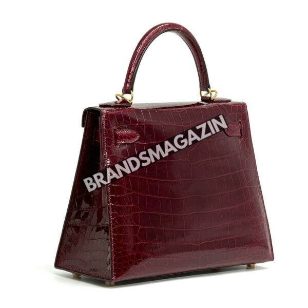 Сумка Hermes из кожи крокодила 28 см BM47058092077 2