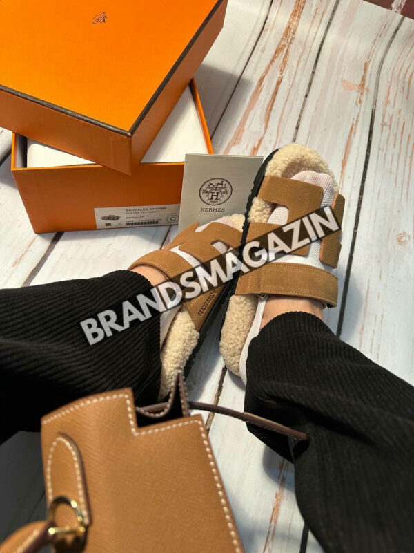 Шлепанцы Hermes BM46902309677 5