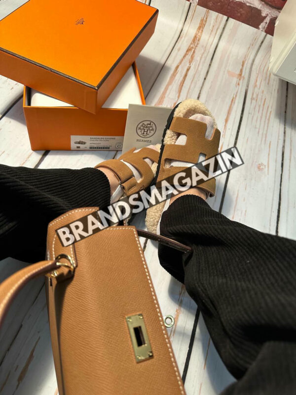Шлепанцы Hermes BM46902309677 6
