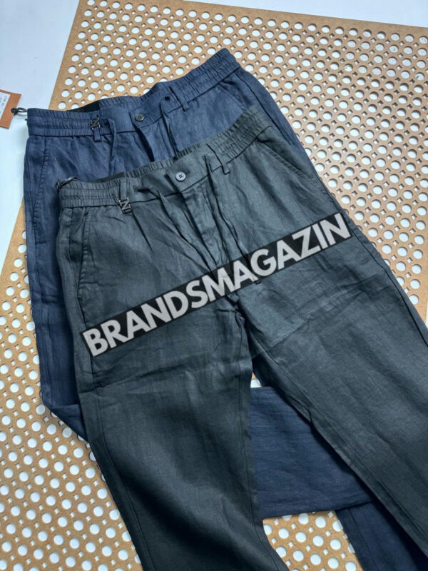 Льняные брюки Zegna BM71342777 5
