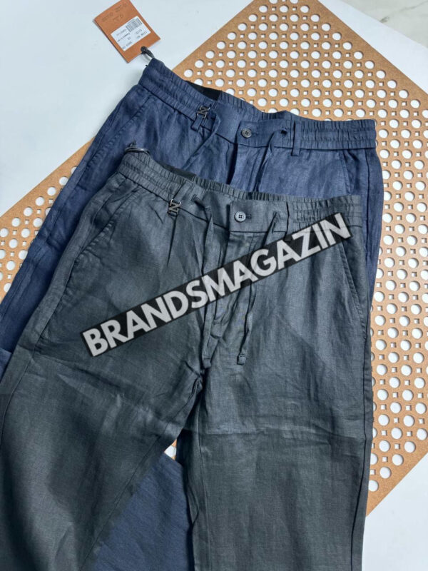 Льняные брюки Zegna BM71342777 6