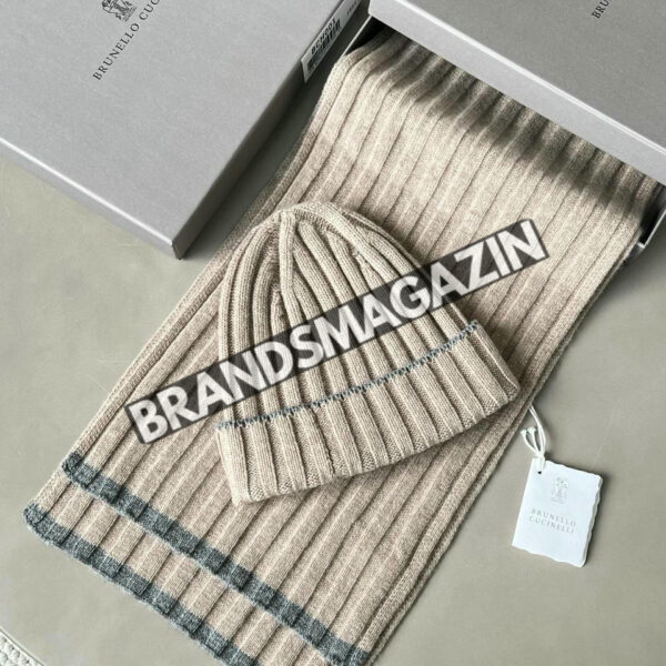Комплект Brunello Cucinelli (шапка + шарф) BM46794648377