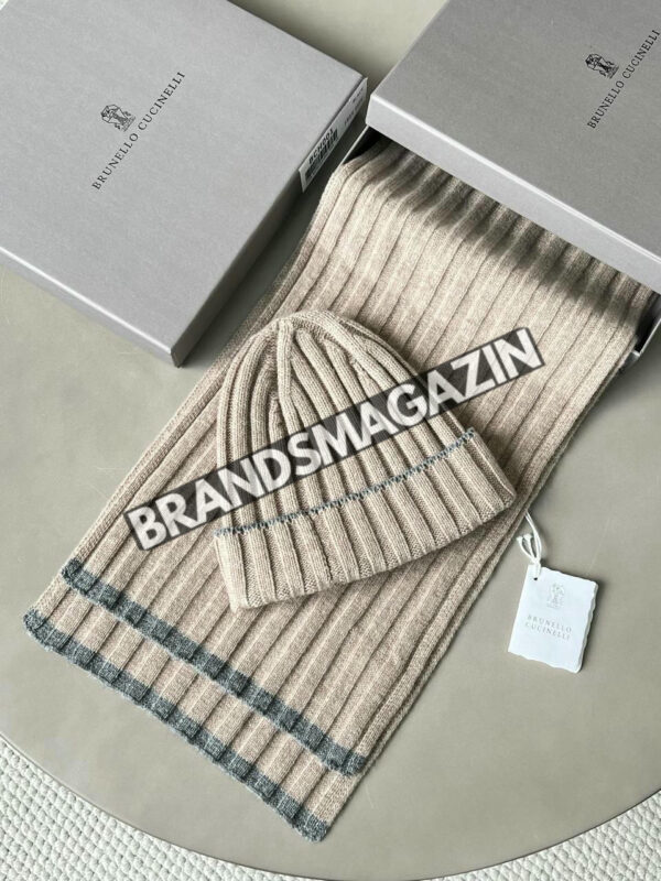 Комплект Brunello Cucinelli (шапка + шарф) BM46794648377