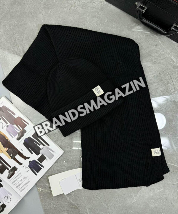 Комплект шапка и шарф Brunello Cucinelli BM47427392477 Комплект шапка и шарф Brunello Cucinelli BM47427392477