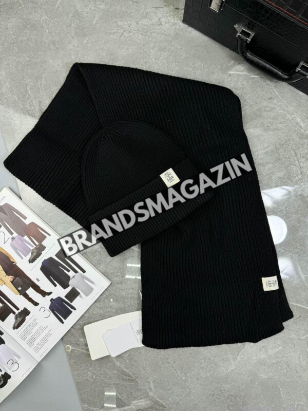 Комплект шапка и шарф Brunello Cucinelli BM47427392477