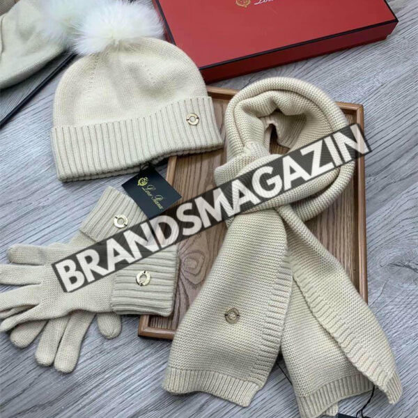Комплект Loro Piana (шапка + перчатки + шарф) BM46662042877