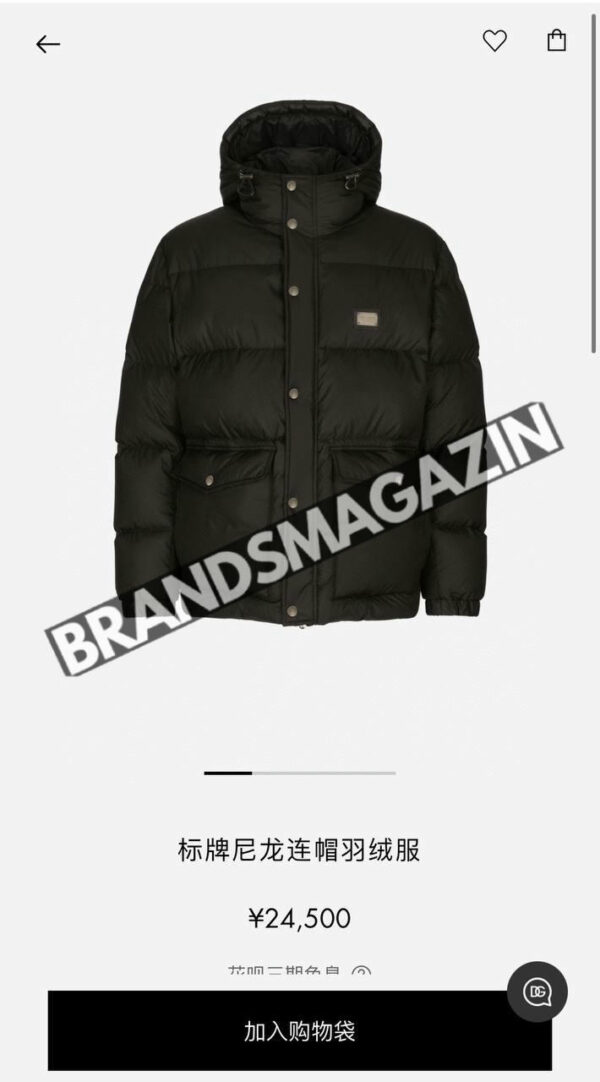 Пуховик Dolce&Gabbana BM46454352177 10