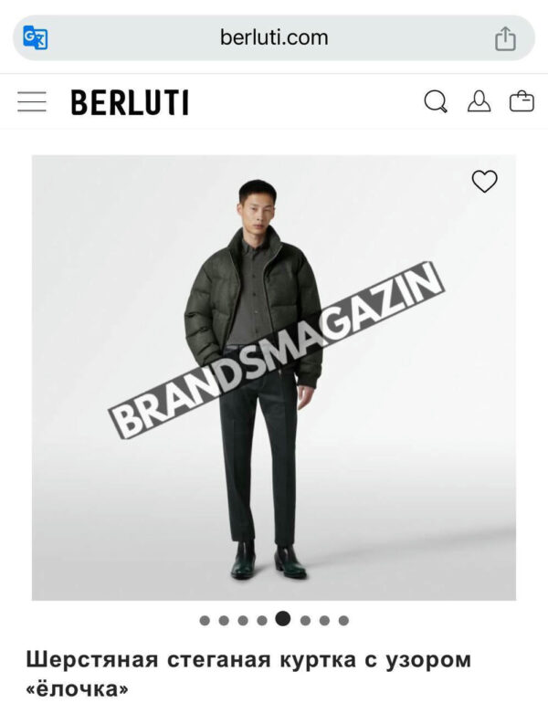 Пуховик Berluti BM46653006177 7