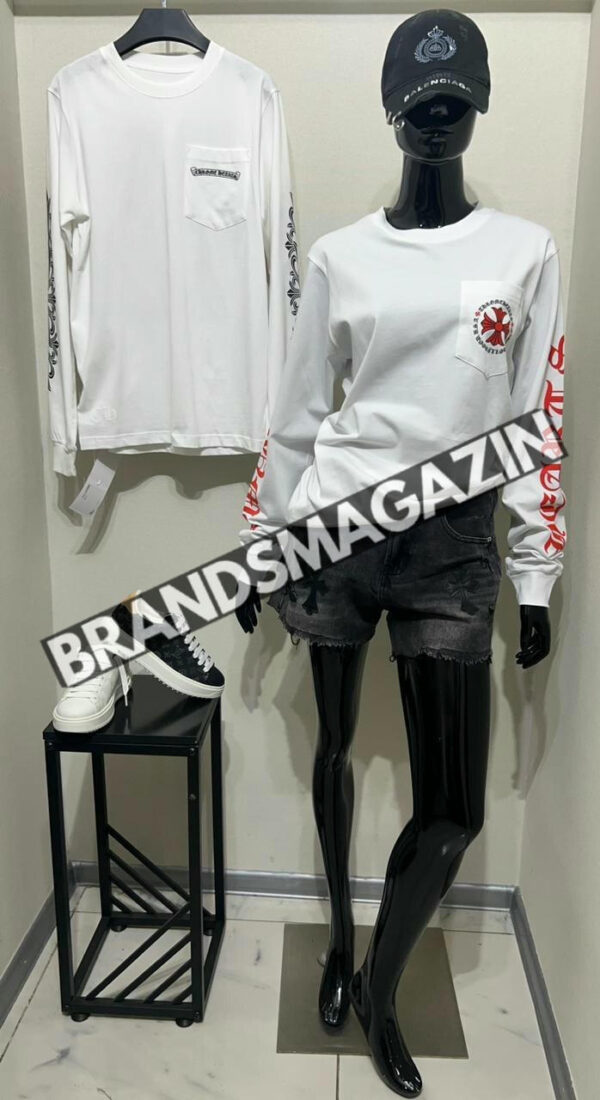 Лонгслив Chrome Hearts BM7606877