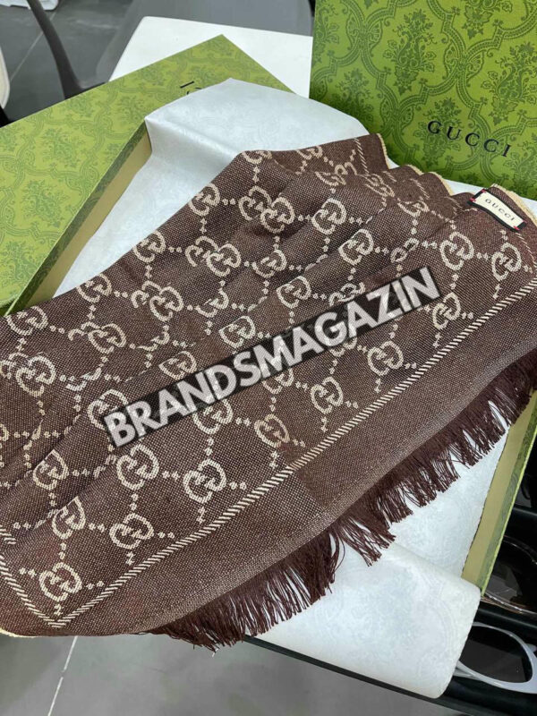 Шарф Gucci 48х180 см BM47450666877 5