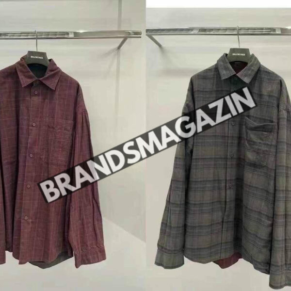 Двусторонняя рубашка Balenciaga BM46874080477