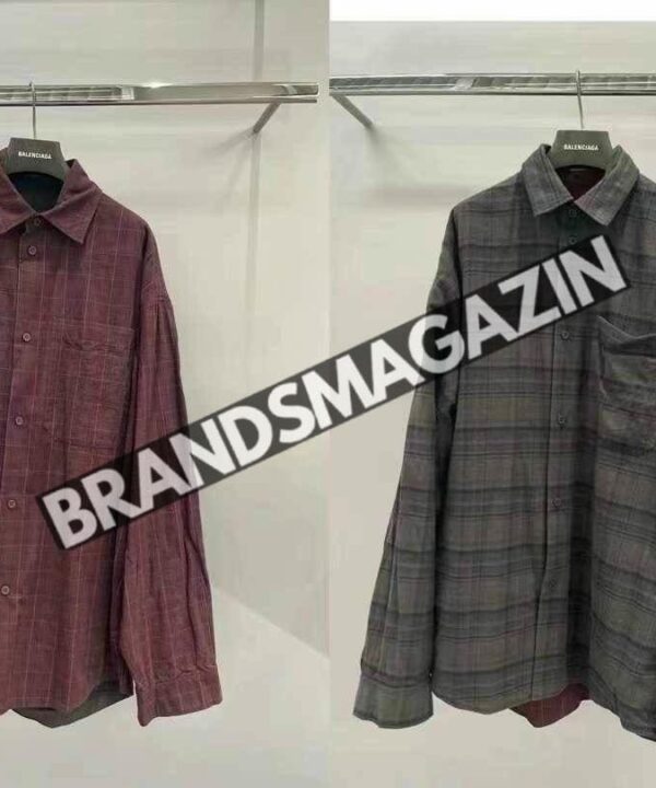 Двусторонняя рубашка Balenciaga BM46874080477 Двусторонняя рубашка Balenciaga BM46874080477