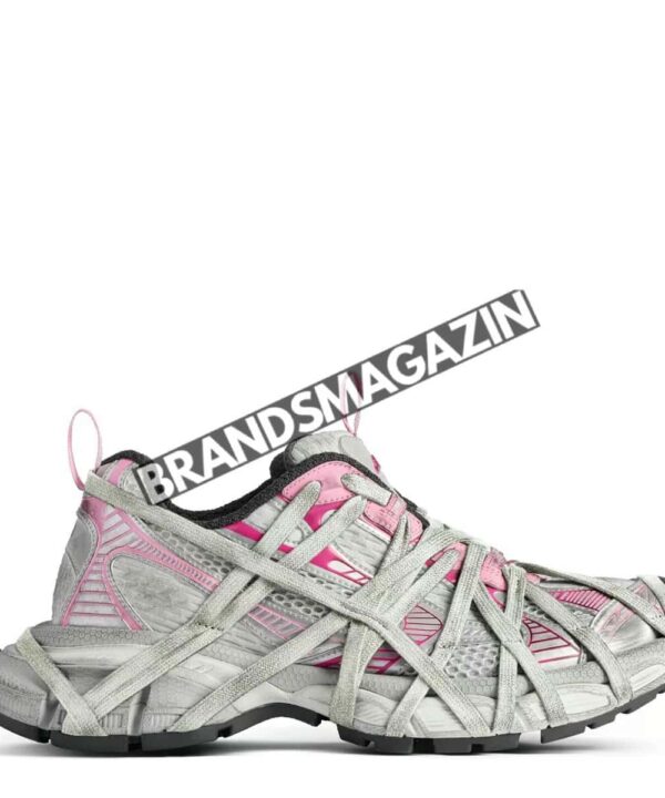 Кроссовки Balenciaga 3XL Extreme Lace Sneaker White Pink Grey BM47456242177 Кроссовки Balenciaga 3XL Extreme Lace Sneaker White Pink Grey BM47456242177