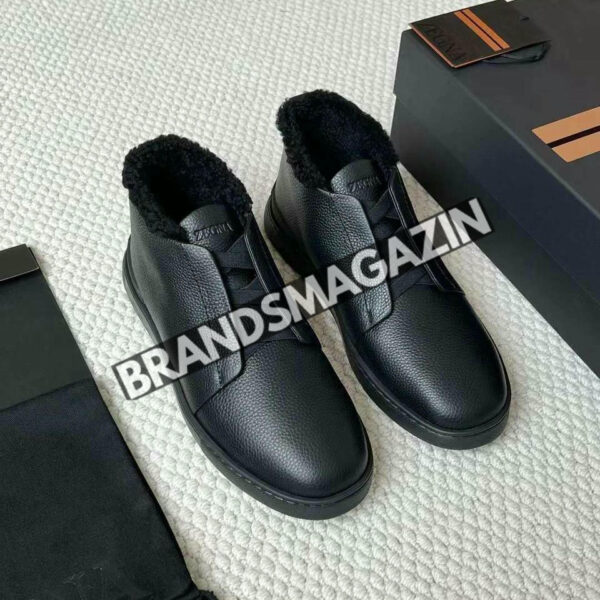 Высокие кеды Zegna BM46503523177