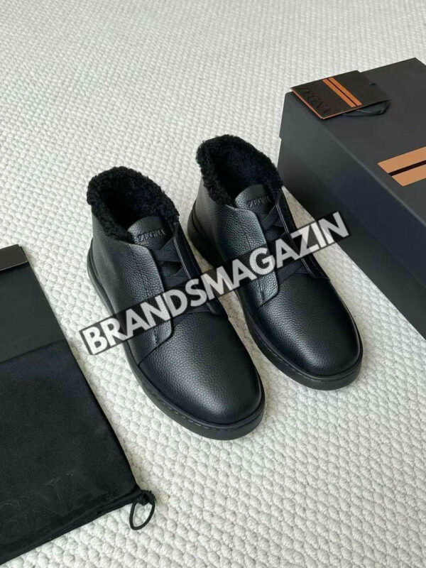 Высокие кеды Zegna BM46503523177