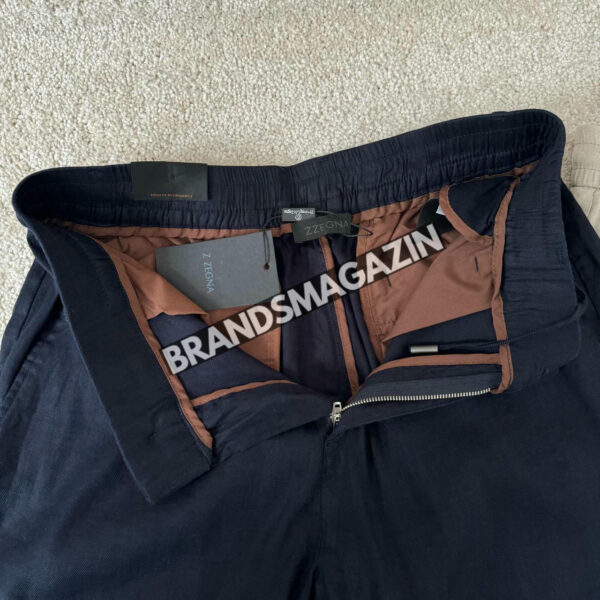 Льняные брюки Zegna BM71181077 6