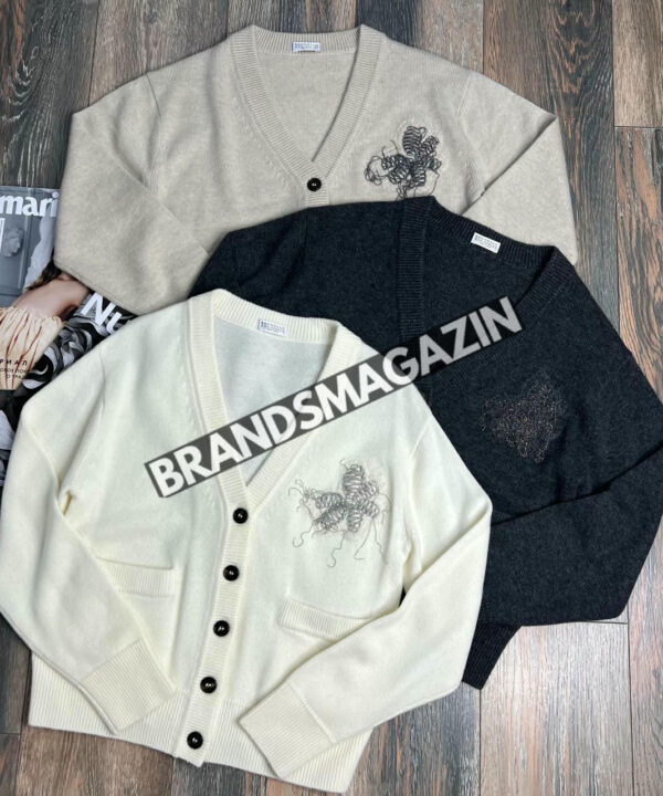 Кардиган Brunello Cucinelli BM47593577477 Кардиган Brunello Cucinelli BM47593577477