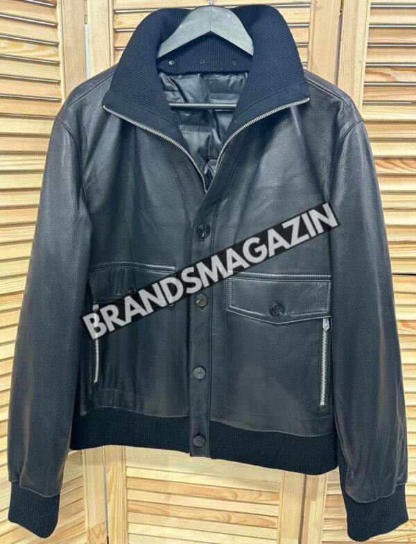 Кожаная куртка Hermes BM46778440177 2