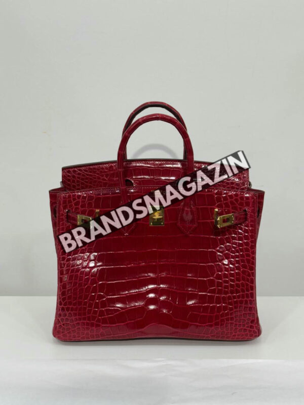 Сумка Hermes из кожи крокодила 25 см BM46622498577 2