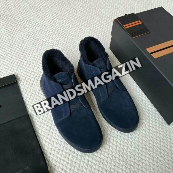 Высокие кеды Zegna BM46503532577