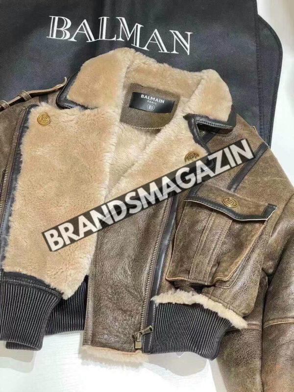 Дубленка Balmain BM45802064577 5