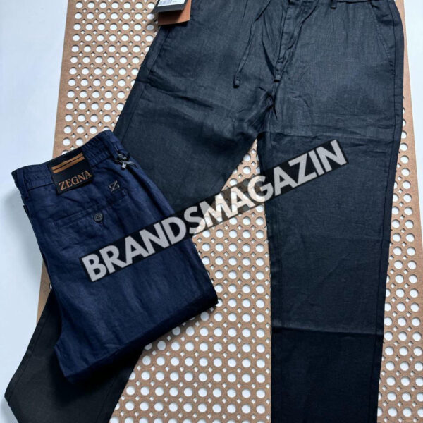 Льняные брюки Zegna BM71342777