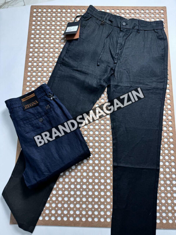 Льняные брюки Zegna BM71342777