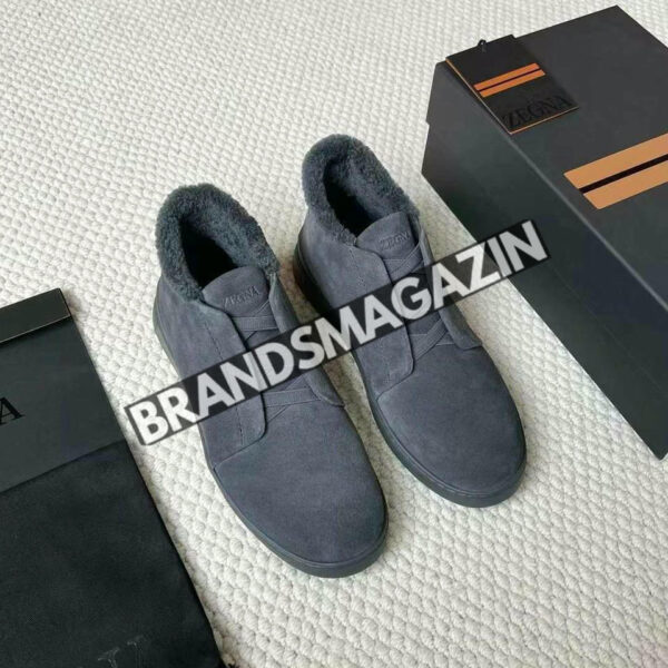 Высокие кеды Zegna BM46503532977